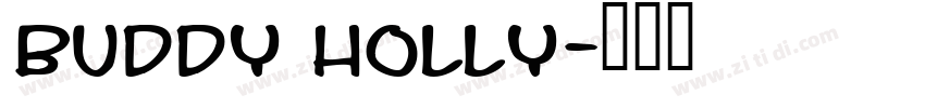 BUDDY HOLLY字体转换